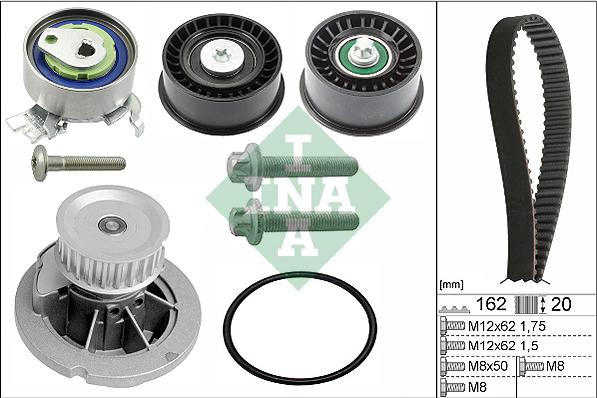 Wilmink Group WG1251794 - Водна помпа+ к-кт ангренажен ремък vvparts.bg