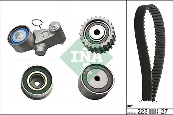 Wilmink Group WG1251766 - Комплект ангренажен ремък vvparts.bg