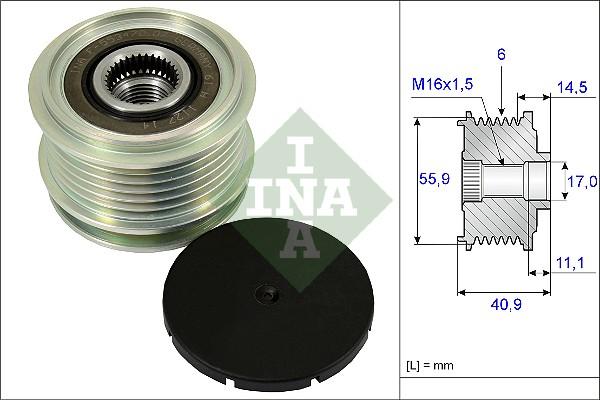 Wilmink Group WG1253595 - Ремъчна шайба, генератор vvparts.bg