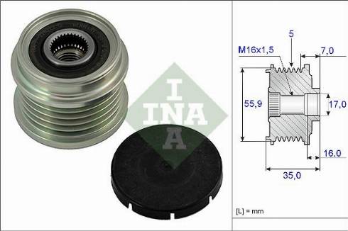 Wilmink Group WG1253590 - Ремъчна шайба, генератор vvparts.bg