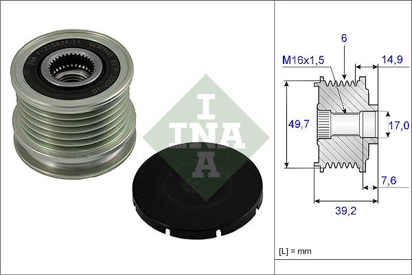 Wilmink Group WG1253598 - Ремъчна шайба, генератор vvparts.bg