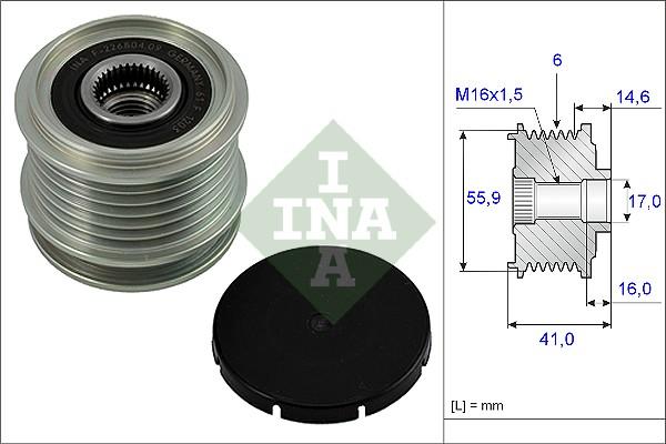 Wilmink Group WG1253593 - Ремъчна шайба, генератор vvparts.bg