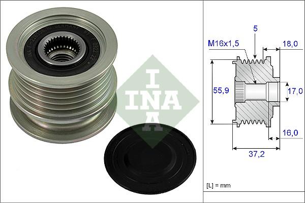 Wilmink Group WG1253592 - Ремъчна шайба, генератор vvparts.bg