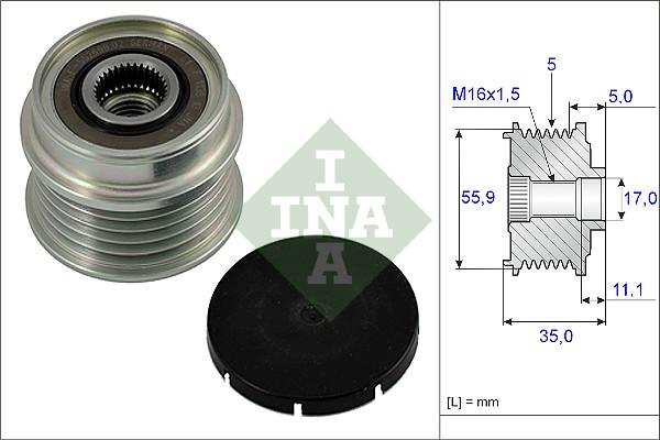 Wilmink Group WG1253588 - Ремъчна шайба, генератор vvparts.bg