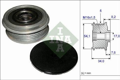 Wilmink Group WG1253698 - Ремъчна шайба, генератор vvparts.bg