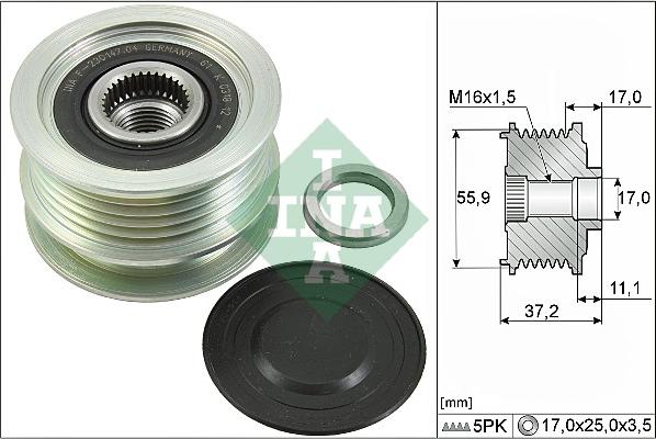 Wilmink Group WG1253692 - Ремъчна шайба, генератор vvparts.bg