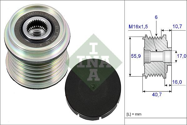 Wilmink Group WG1253610 - Ремъчна шайба, генератор vvparts.bg