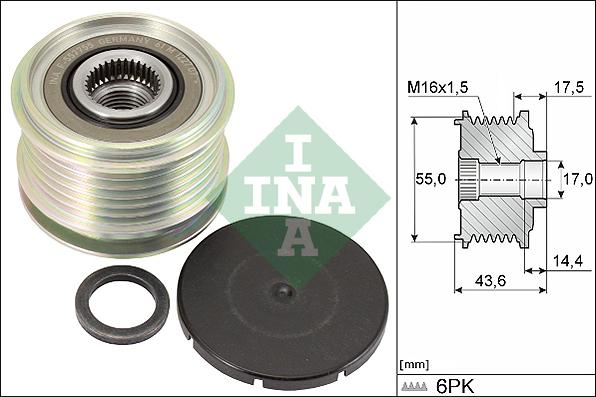 Wilmink Group WG1253681 - Ремъчна шайба, генератор vvparts.bg