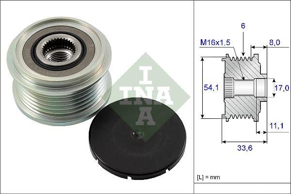 Wilmink Group WG1253638 - Ремъчна шайба, генератор vvparts.bg