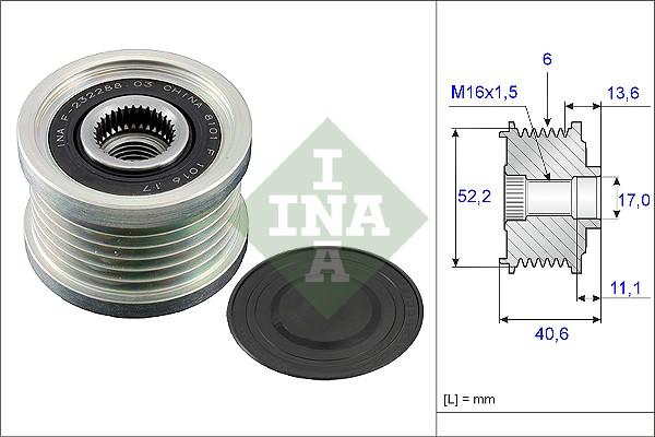 Wilmink Group WG1253625 - Ремъчна шайба, генератор vvparts.bg