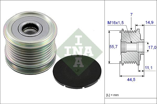 Wilmink Group WG1253623 - Ремъчна шайба, генератор vvparts.bg