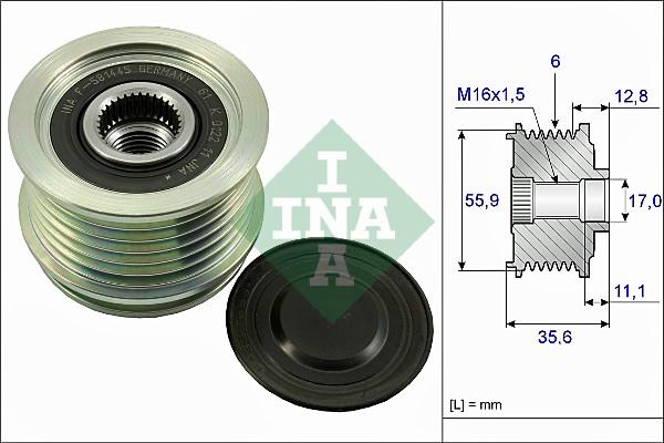 Wilmink Group WG1253622 - Ремъчна шайба, генератор vvparts.bg