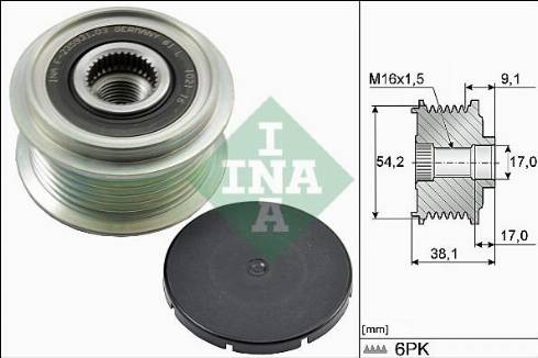 Wilmink Group WG1253676 - Ремъчна шайба, генератор vvparts.bg