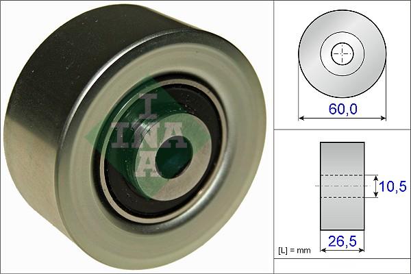 Wilmink Group WG1253070 - Паразитна / водеща ролка, пистов ремък vvparts.bg