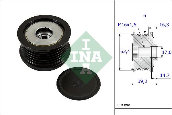 Wilmink Group WG1253805 - Ремъчна шайба, генератор vvparts.bg