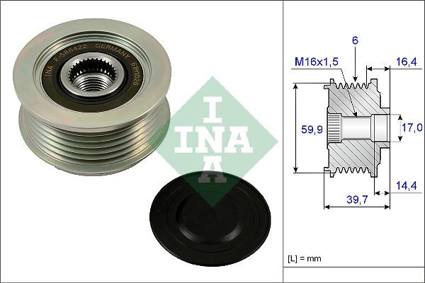 Wilmink Group WG1253810 - Ремъчна шайба, генератор vvparts.bg