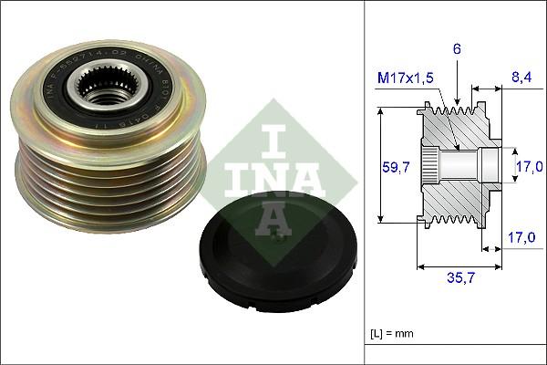 Wilmink Group WG1253794 - Ремъчна шайба, генератор vvparts.bg