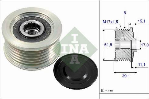 Wilmink Group WG1253719 - Ремъчна шайба, генератор vvparts.bg