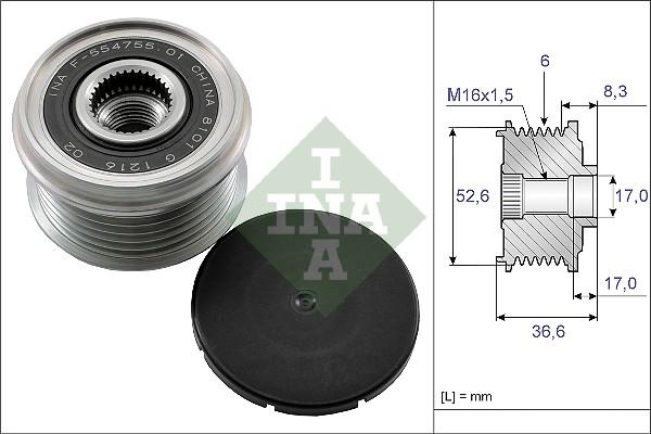 Wilmink Group WG1253712 - Ремъчна шайба, генератор vvparts.bg