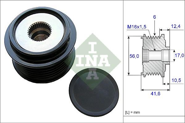 Wilmink Group WG1253780 - Ремъчна шайба, генератор vvparts.bg