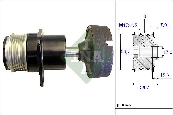 Wilmink Group WG1253731 - Ремъчна шайба, генератор vvparts.bg