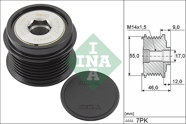 Wilmink Group WG1253770 - Ремъчна шайба, генератор vvparts.bg