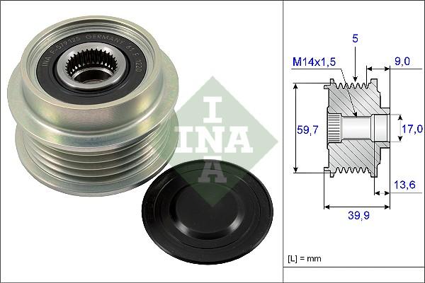 Wilmink Group WG1253771 - Ремъчна шайба, генератор vvparts.bg