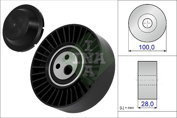 Wilmink Group WG1252461 - Паразитна / водеща ролка, пистов ремък vvparts.bg