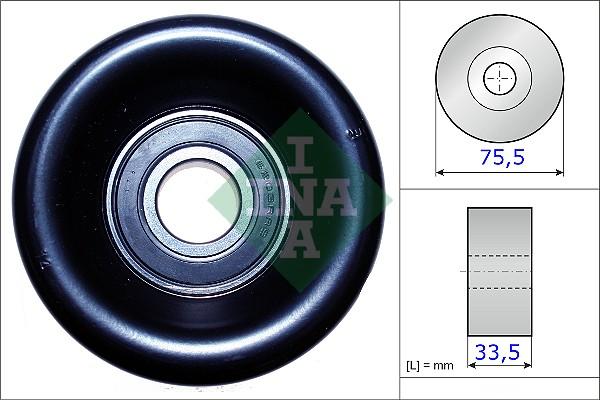 Wilmink Group WG1252628 - Паразитна / водеща ролка, пистов ремък vvparts.bg