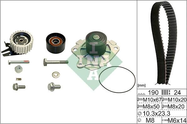 Wilmink Group WG1252051 - Водна помпа+ к-кт ангренажен ремък vvparts.bg