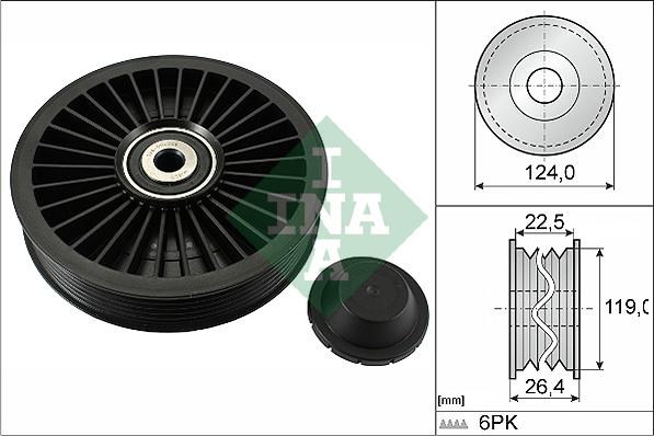 Wilmink Group WG1252833 - Паразитна / водеща ролка, пистов ремък vvparts.bg