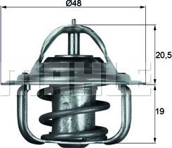 Wilmink Group WG1261797 - Термостат, охладителна течност vvparts.bg