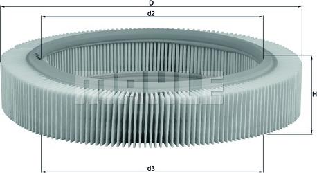 Wilmink Group WG1216203 - Въздушен филтър vvparts.bg