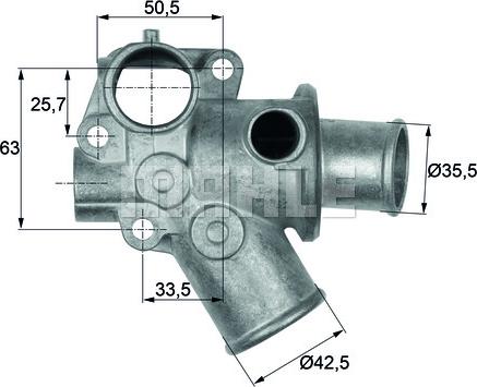 Wilmink Group WG1217564 - Термостат, охладителна течност vvparts.bg