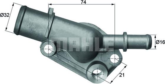 Wilmink Group WG1217727 - Термостат, охладителна течност vvparts.bg