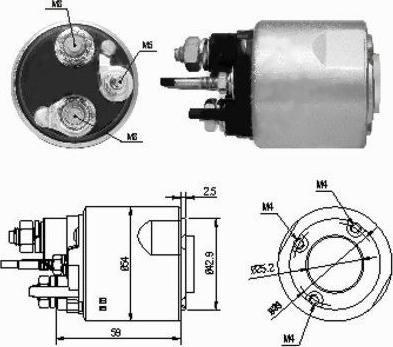 Wilmink Group WG1748364 - Магнитен превключвател, стартер vvparts.bg