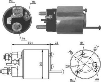 Wilmink Group WG1748223 - Магнитен превключвател, стартер vvparts.bg