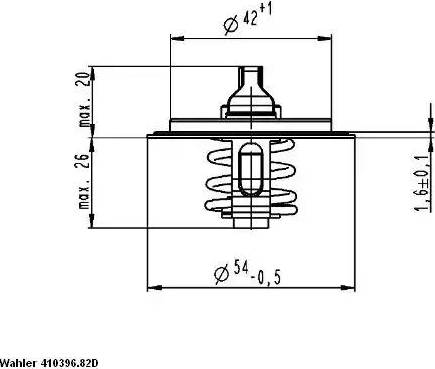 Wilmink Group WG1700031 - Термостат, охладителна течност vvparts.bg