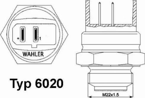 Wilmink Group WG1700178 - Термошалтер, вентилатор на радиатора vvparts.bg