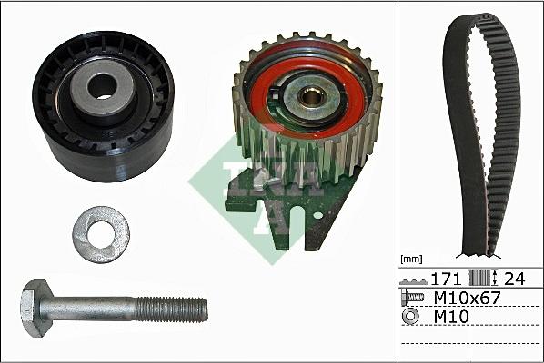 Wilmink Group WG1710058 - Комплект ангренажен ремък vvparts.bg