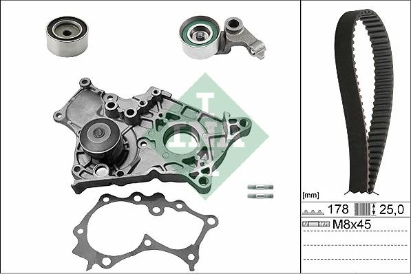 Wilmink Group WG1710037 - Водна помпа+ к-кт ангренажен ремък vvparts.bg