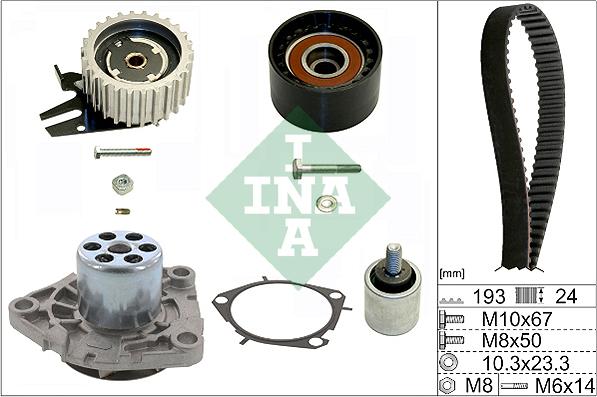 Wilmink Group WG1710072 - Водна помпа+ к-кт ангренажен ремък vvparts.bg