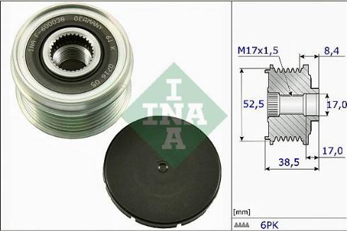 Wilmink Group WG1710203 - Ремъчна шайба, генератор vvparts.bg