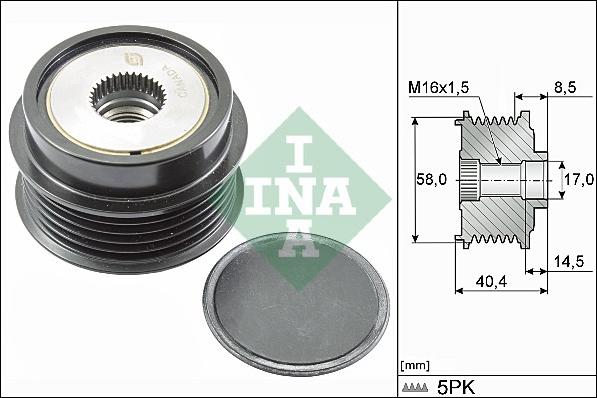 Wilmink Group WG1710210 - Ремъчна шайба, генератор vvparts.bg