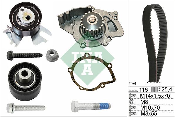 Wilmink Group WG1710239 - Водна помпа+ к-кт ангренажен ремък vvparts.bg