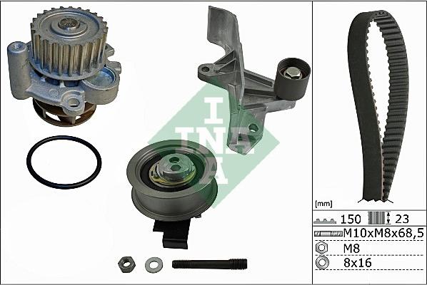 Wilmink Group WG1710237 - Водна помпа+ к-кт ангренажен ремък vvparts.bg