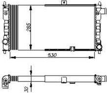 Wilmink Group WG1734677 - Радиатор, охлаждане на двигателя vvparts.bg