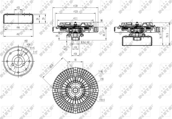 Wilmink Group WG1720982 - Съединител, вентилатор на радиатора vvparts.bg