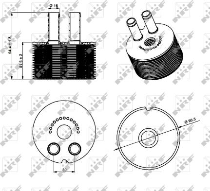 Wilmink Group WG1720077 - Маслен радиатор, двигателно масло vvparts.bg