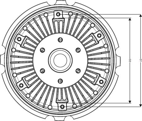 Wilmink Group WG1720796 - Съединител, вентилатор на радиатора vvparts.bg